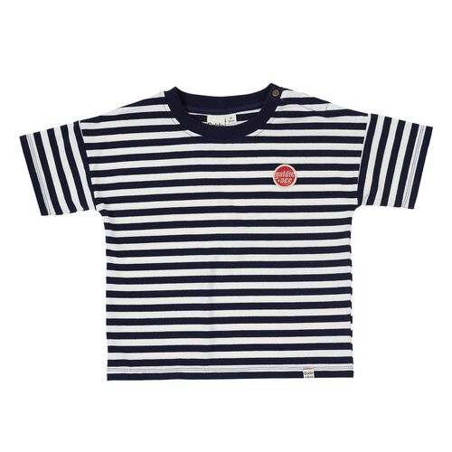 Goldie + Ace Essential Stripe Logo T-Shirt 6M-2Y